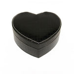 Faux leather jewelry box assorted colors black M