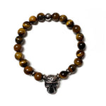 Tiger eyes Gemstones BR     Black skull