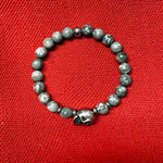 Gemstones BR      Silver skull