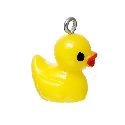 Yellow rubber duck  earrings