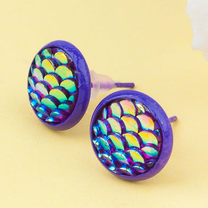 Iridescent scale Ear nails