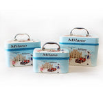 PU city makeup box set  3pcs Milano