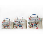 PU city makeup box set  3pcs Croatia