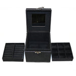 Faux Flipping fur jewelry box    color black