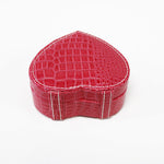 Faux leather jewelry box assorted colors pink S
