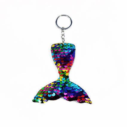 Flip Sequins Multi Mermaid Tail keychains  KCS9006