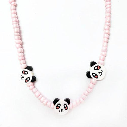 Fimo  Panda pendants NK,  pink