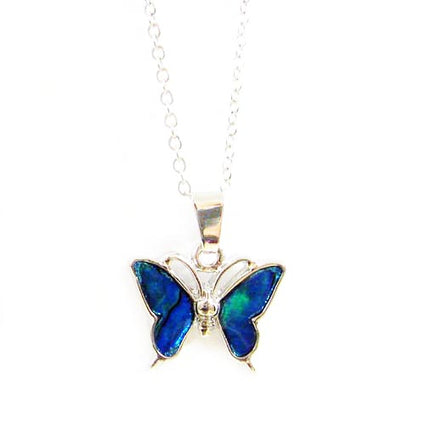 Paua shell butterfly pendants NK