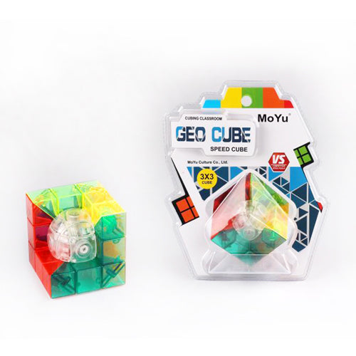 Stress Reduce 3x3x3 Transparent Stickerless Speed Magic Cube  NRC1114