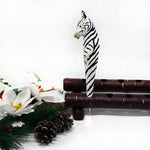 Hand carved & painted wood animal pens   Zebra