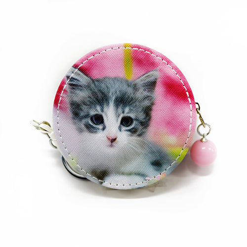 PU animals Keychain Coin purse    SPS6201   CAT
